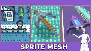 create 3d Mesh from 2d Sprites in Godot