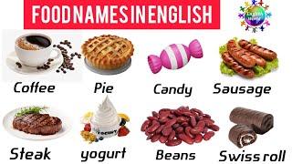 Foods vocabulary|100 Food names in English with picture #vocabulary #food