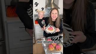 Ghost Cinnamon Roll Hack for Halloween #Shorts #GhostCinnamonRolls #CinnamonRollHack #Halloween2024