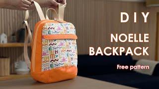 DIY Noelle Backpack - How to sew handmade rucksack