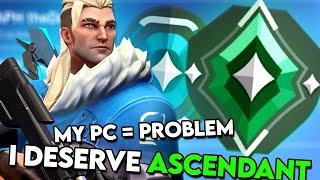 This PLAT Player Says His PC was Holding Him Back... So We Made Him Prove It (in an ASCENDANT Lobby)