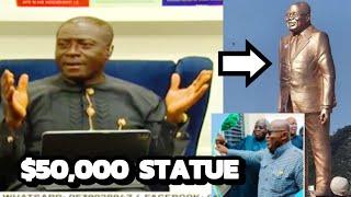 Break; Captain Smart Fires Nana Addo Over unveiling His Own Statue That Cost $50, 000 At Takoradi