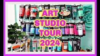 ART STUDIO/CRAFT ROOM TOUR 2024