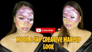 CLOUD MAKEUP LOOK | CREATIVE MAKEUP LOOK | AIZ SCOOP 