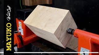 TURNING PLYWOOD, woodturning