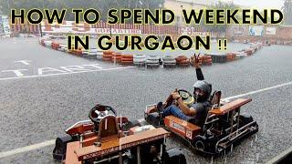 Perfect day in Gurgaon | Places To Visit In Gurugram | Biker's Cafe | Go-karting| Weekend in Gurgaon