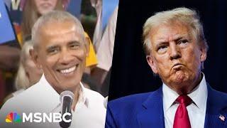 'You would be worried if your grandpa was acting like this': Obama questioned Trump’s fitness in AZ