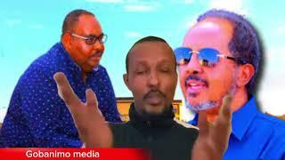 Hassan sh maxamuud iyo saciid Abdullahi Dani oo xalay telephone  ka isku danshay