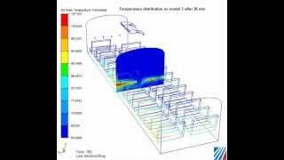Mobile Climate Control On Road CFD Analysis _ Temperature Distribution After.wmv