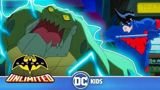 Robin und Nightwing erlegen Killer Croc I Batman Unlimited auf Deutsch  | @DCKidsDeutschland