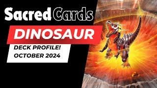 YU-GI-OH! DINOSAUR DECK PROFILE! OCTOBER 2024!