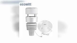 Ecowitt-Station Mto GW2001 Wittboy, avec Passerelle Wi-Fi GW2000 et Capteur