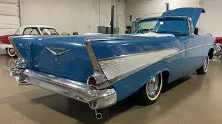 1957 Chevrolet Bel Air Convertible in Blue