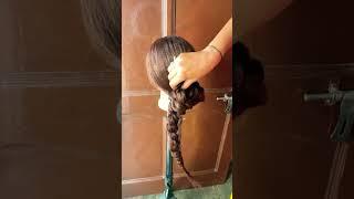 Viral hairstyles bun very easy & smarty look #viralvideo #shortvideo #youtube #hairstyle #shots
