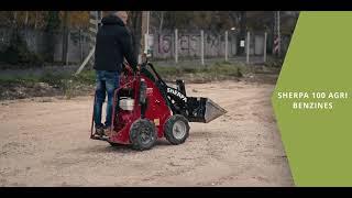 Törzscsuklós minirakodó - SHERPA 100 AGRI