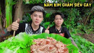 Kiên Chổi Cùng Píp Mukbang Nấm Kim Châm Siêu Cay