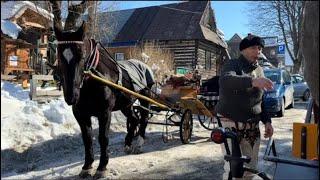 Winter holidays in Zakopane  town, market, church, horseback riding  Is it worth visiting