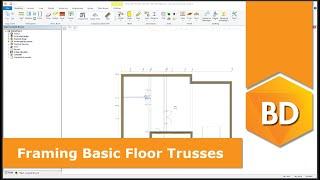 framing floor trusses within vertex bd