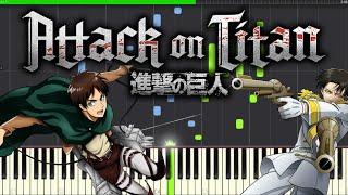 Shingeki no Kyojin - EYE WATER (Synthesia + Sheets) || TedescoCreations