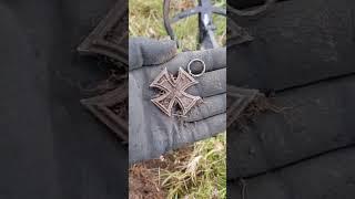 Железный крест. #shorts  #metaldetecting #history #ww2