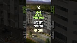 GH 행복주택 광주, 양평, 하남, 남양주, 가평, 파주에서 저렴하게 사는 법?! | GH 경기도 행복주택 동부권역 / 경의권역