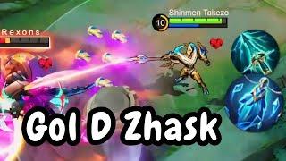 I Made Gold Lane Zhask's New Home | Mobile Legends Shinmen Takezo