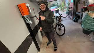 monTEK Automatischer Fahrradlift Vertikaler Fahrradträger f. schwere Fahrräder Unboxing & Anleitung