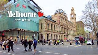 [4K] Melbourne City Friday Walk ⎮Melbourne City Tour Australia Vlog #australia