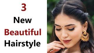 3 New Beautiful hairstyle - New look hairstyle | easy hairstyle fpr kurti | hairstyle for girl