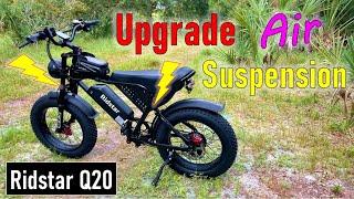 Upgraded Fork on Ridstar Q20 - Air Suspension