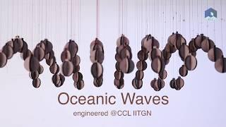 Oceanic Waves engineered at CCL-IITGN by IIT Jammu students