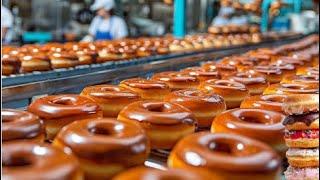 Inside the Doughnuts Factory | Doughnuts Factory Process | Food production from  Process Zone