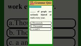 Grammar Quiz: Test Your Knowledge with Engaging Questions! #shorts #short #shortvideo #grammar