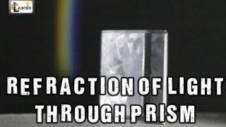 Refraction of Light Experiment | Dispersion of Light  through Prism | Science Experiments for kids