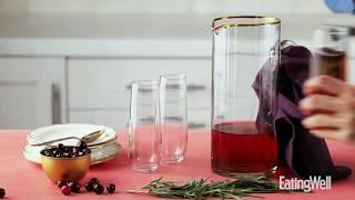 How to Make Cranberry Prosecco Cocktail | EatingWell