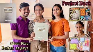 Finally Silver Play Button aa gaya | khushboo ka project book | aman dancer real