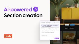 Optimize Website Creation with Duda AI Section Generator