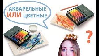 Polychromos VS Albreht Durer КАКИЕ КАРАНДАШИ ЛУЧШЕ?