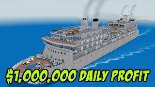 Building a New Cruise Ship! Roblox Cruise Tycoon!