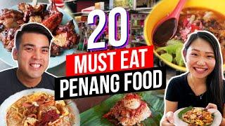 20 Best Food in Penang | Penang Street Food | What to Eat in Penang