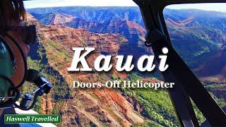 Spectacular Kauai Hawaii Doors-Off Helicopter Tour with Napali Coast, 4K