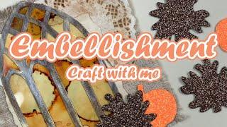 Herbstliches Embellishment || Craft with me