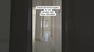 4 bedroom terrace duplex for sale in Ajah for 100 million. #propertycenter #realestate #property