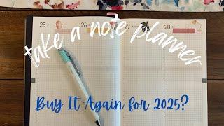 2025 Planner Thoughts: Will I Buy the Take a Note Planner Again?