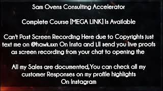 Sam Ovens Consulting Accelerator course download