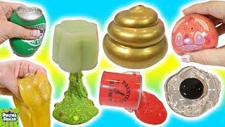 What's Inside Golden Squishy? Can I Make Slime From a Squishy!? Doctor Squish