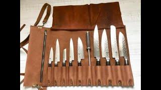 Leather Knife Roll | Best Chef Knife Roll