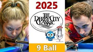 Joshua Filler vs Kristina Tkach - 9 Ball - 2025 Derby City Classic rd 3