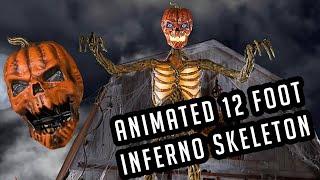 ANIMATED 12 foot Inferno Pumpkin Skeleton! HOW TO TUTORIAL!
