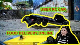 UBER RC CAR,FOOD DELIVERY ONLINE,NO LIMIT CONTROL SYSTEM